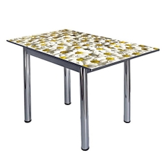 Стол обеденный Прямоугольный 900 600 фп Лимон Е001 ЛДСП серый