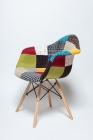 Стул кухонный Eames SC-020 ткань цветная