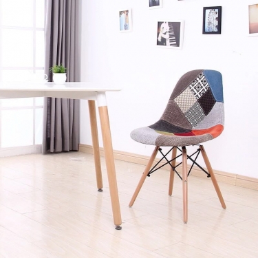 Стул кухонный Цвет мебели Eames SC-005 ткань цветная