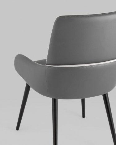 Стул Stool Group Мюнхен экокожа Серый