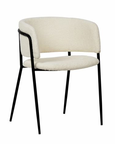 Стул Stool Group Нэлли ткань букле Белый