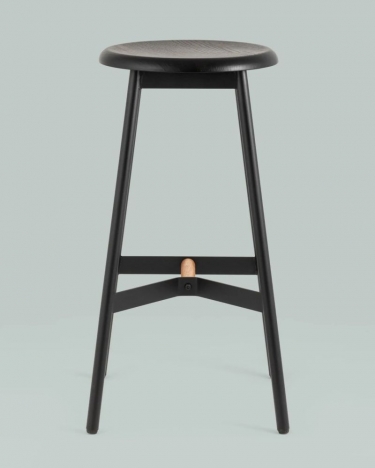 Стул барный Stool Group Knobb 750 см Черный