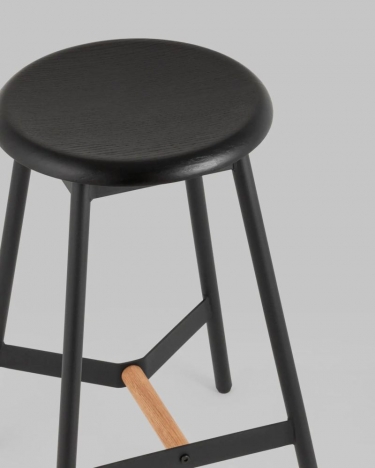 Стул полубарный Stool Group Knobb 650 см Черный