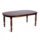 Стол обеденный раскладной Tetchair VAN HORN 4272 дерево гевея, 1067 x1372+4571829 x749мм, HN GLAZE light