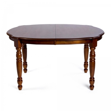 Стол обеденный раскладной Tetchair VAN HORN 4272 дерево гевея, 1067 x1372+4571829 x749мм, HN GLAZE light