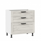 Барный стул Tetchair LANDO mod.4036 металл/дерево/экокожа, 59х51х93-114 см, высота сиденья 62-83 см, черный/орех/хром