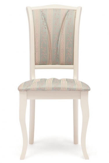Стул Tetchair Opera OP-SC дерево гевея, 45х53х97см, butter white слоновая кость, ткань бирюзовая H180-19