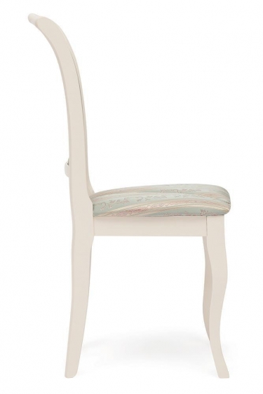 Стул Tetchair Opera OP-SC дерево гевея, 45х53х97см, butter white слоновая кость, ткань бирюзовая H180-19