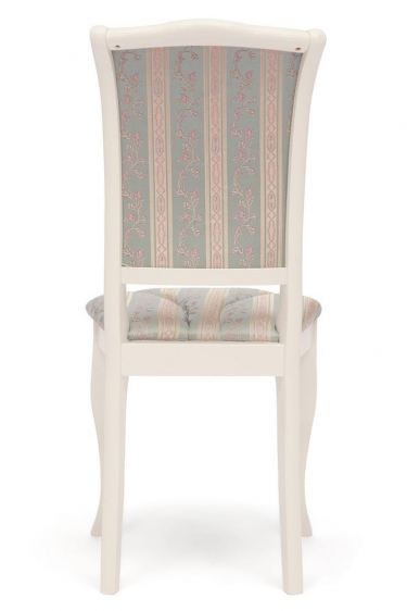 Стул Tetchair Opera OP-SC дерево гевея, 45х53х97см, butter white слоновая кость, ткань бирюзовая H180-19