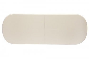 Стол раскладной Tetchair Siena SA-T6EX2L дерево гевея/мдф, 150+35+35х80х75см, ivory white слоновая кость 2-5