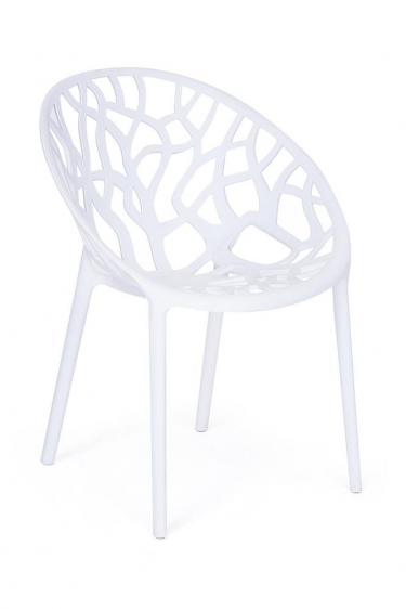 Стул Tetchair BUSH mod. 017 пластик, 6058,580см, белый
