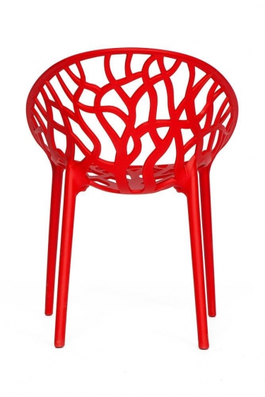 Стул Tetchair BUSH mod. 017 пластик, 6058,580см, красный