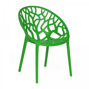 Стул Tetchair BUSH mod. 017 пластик, 6058,580см, зеленый