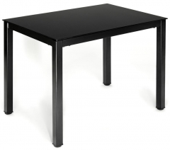 Стол VALIO mod. DT1165-1 металл/стекло, 1007075 см, черный