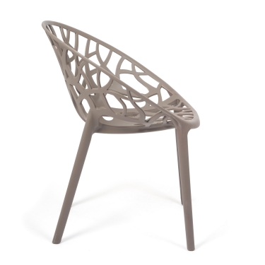 Стул Tetchair BUSH mod. 017 пластик, 6058,580см, серый