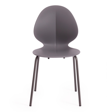 Стул Tetchair EBAY mod 03 металл/пластик, 52x46x83.5, серый