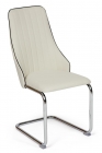 Кресло Tetchair VALKYRIA mod. 711 ткань/металл, 55х55х80 см, высота до сиденья 48 см, коралловый barkhat 15 /черный