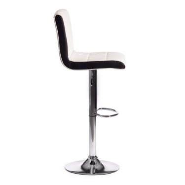 Стул барный Tetchair BARBER mod. KY711D металл/экокожа, 435092-103 см, белый/черный/хром