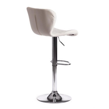 Стул барный Tetchair AVIONIC mod. KY712A металл/экокожа, 455386-107 см, белый/хром