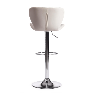 Стул барный Tetchair AVIONIC mod. KY712A металл/экокожа, 455386-107 см, белый/хром