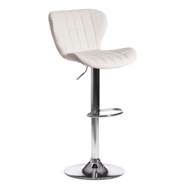 Стул барный Tetchair AVIONIC mod. KY712A металл/экокожа, 455386-107 см, белый/хром