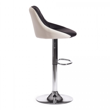 Стул барный Tetchair MESSY mod. KY704C металл/экокожа, 474884-105 см, черный/белый/хром