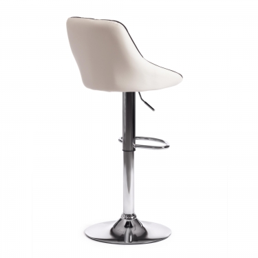 Стул барный Tetchair MESSY mod. KY704C металл/экокожа, 474884-105 см, черный/белый/хром