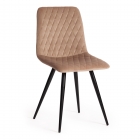 Стул полубарный Tetchair CHILLY mod. 7095пб ткань/металл, 53x44x94 см, высота до сиденья 66 см, бежевый barkhat 5/черный