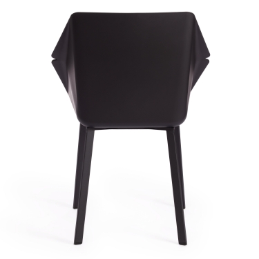 Стул Tetchair DORO mod. 8088 пластик/металл/ткань , 61,5 х 55 х 46 х 89 см , Black Черный / Grey Серый 1509