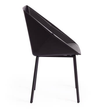 Стул Tetchair DORO mod. 8088 пластик/металл/ткань , 61,5 х 55 х 46 х 89 см , Black Черный / Grey Серый 1509