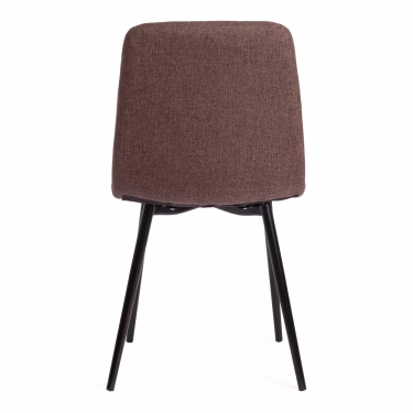 Стул Tetchair CHILLY MAX ткань/металл, 45 х 54 х 90 см , темно-коричневый 01/черный