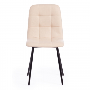 Стул Tetchair CHILLY MAX ткань/металл, 45 х 54 х 90 см , бежевый 08/черный