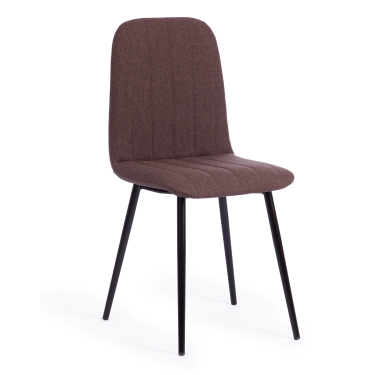 Стул Tetchair ARC ткань/металл, 46 х 52 х 88 см, коричневый 01/черный