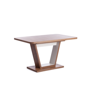 Стол обеденный Tetchair VOX ЛДСП, 132-172x85x75,5 см, Дуб Канзас/Пепел