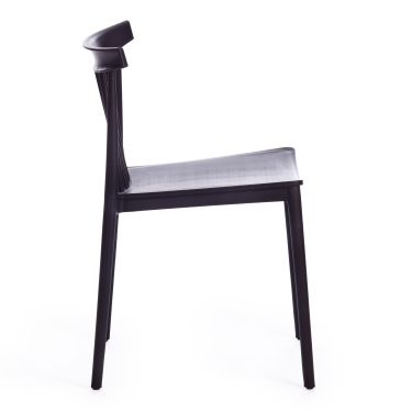 Стул Tetchair FERMA mod. 707 пластик, 50 х 51 х 76 см, Black черный