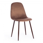 Стул BREEZE mod. 4724 вельвет/металл, 44 х 53 х 87 см, Brown коричневый HLR11 / орех