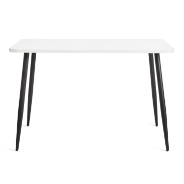 Стол Tetchair PLUTO ЛДСП/металл, 120x80x77 см, Белый/Черный