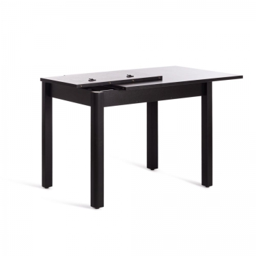 Стол Tetchair TURIA ЛДСП/HPL/МДФ, 100 х 70+40 х 75 см, Кварцит светлый/белый