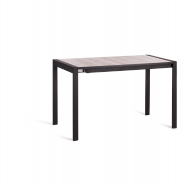 Стол Tetchair GALEON ЛДСП/HPL/металл, 110 x 70+45 x 75 см, Береза Таксус/черный