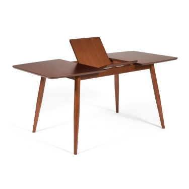 Стол раскладной Tetchair Pavillion Павильон основание бук, столешница мдф, 80x120+40x75см, Коричневый