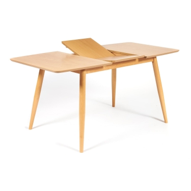 Стол раскладной Tetchair Pavillion Павильон основание бук, столешница мдф, 80x120+40x75см, Натуральный