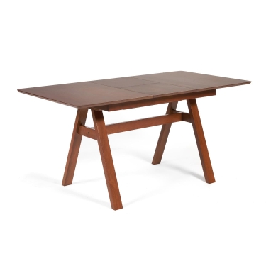 Стол раскладной Tetchair Ricco Рикко основание бук, столешница мдф, 80x120+40x75см, Коричневый