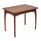 Стол Tetchair CATERINA бук, мдф, 100+30x70x75, коричневый