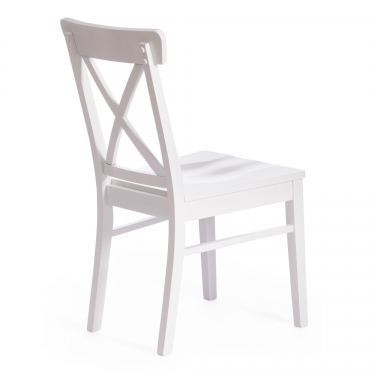 Стул Tetchair Retro дерево гевея, МДФ, 44,3 x 55 x 89 x SH45см, Белый White