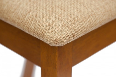 Стул Tetchair Гермес/ Hermes дерево гевея, 43х49х94см, Espresso, ткань песочная Jaffy 104-58