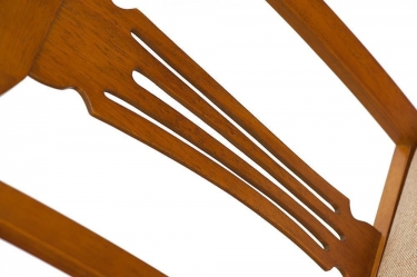 Стул Tetchair Гермес/ Hermes дерево гевея, 43х49х94см, Espresso, ткань песочная Jaffy 104-58