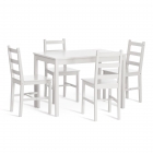 Обеденный комплект Хадсон 2 стол + 4 стула/ Hudson 2 Dining Set butter white