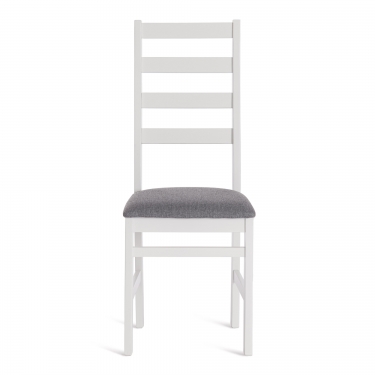 Стул Tetchair ROSARIO Многослойная фанера, 39 х 39 х 99 см, white, ткань темно-серая 150