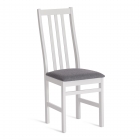 Стул Tetchair SWEDEN Многослойная фанера, 414099 см, white, ткань темно-серая 150