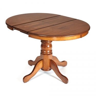 Стол Tetchair NAVARRESE mod. E-R36R+12AV NMO-2A дерево гевея/мдф, 90+30х76см, rustic oak дуб